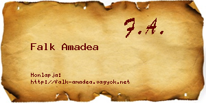 Falk Amadea névjegykártya